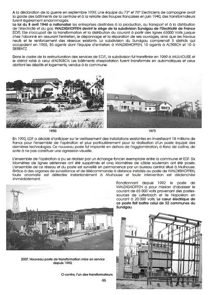 Article de =rené Minéry dans Vivre à Waldighoffen 72