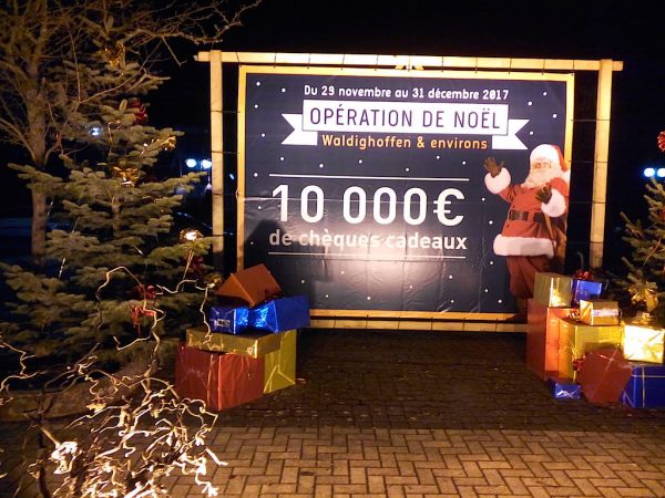 Panneau opération de Noël Waldighoffen