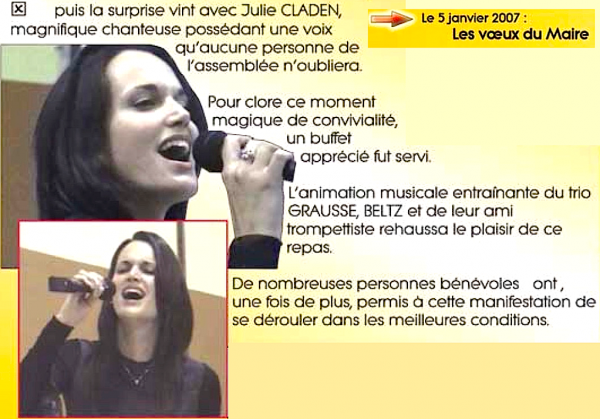 Julie chanteuse interprète