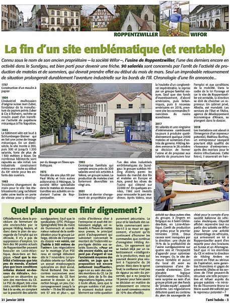 Wifor dans l'Ami Hebdo Sundgau N°20