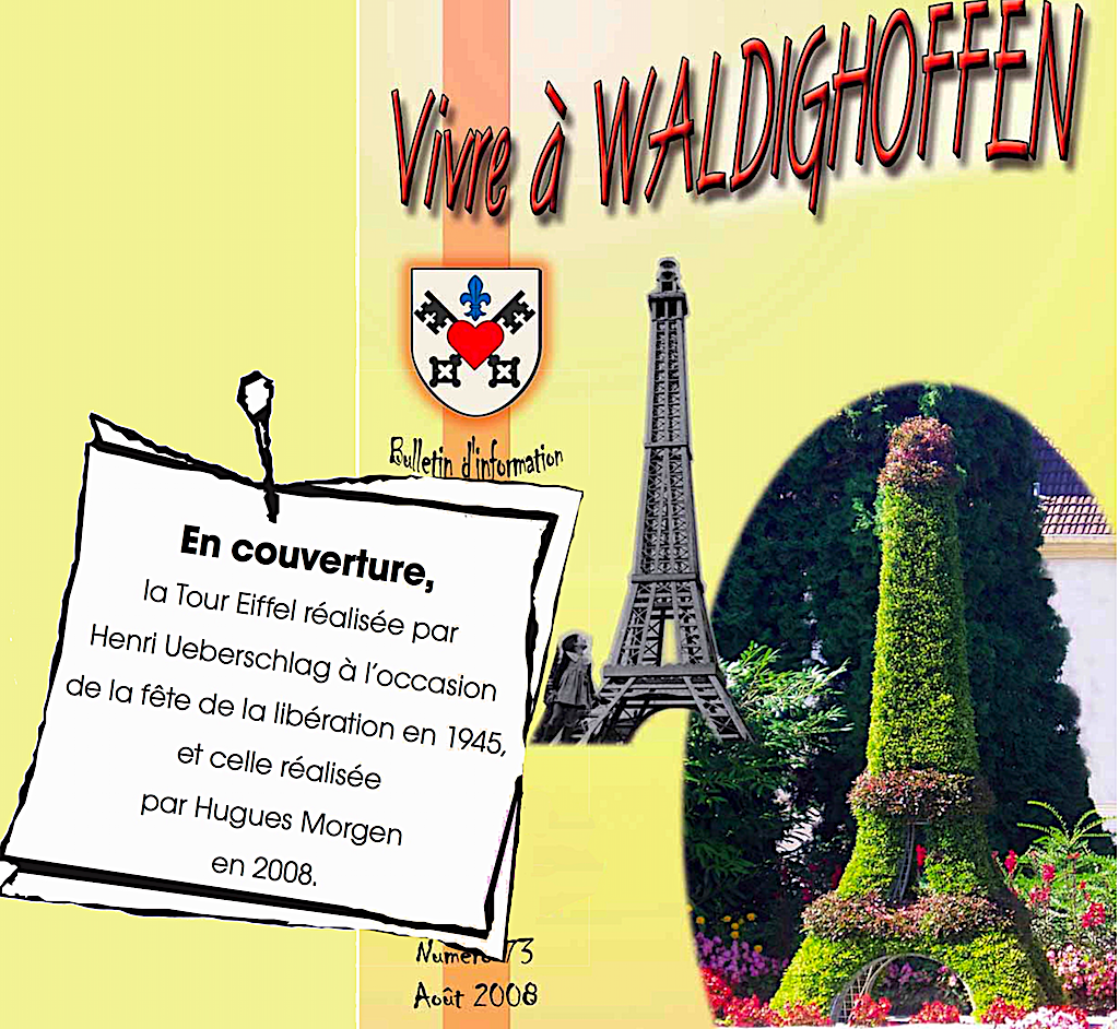 Hugues Morgen a construit la Tour Eiffel de Waldighoffen