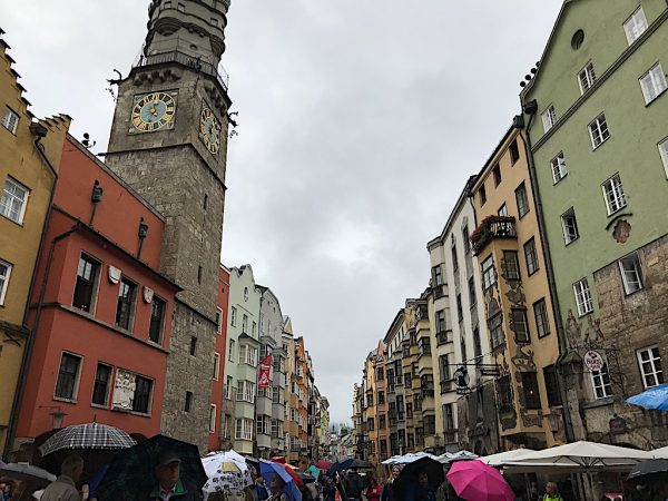 La vieille ville d'Innsbruck, capitale du Tyrol