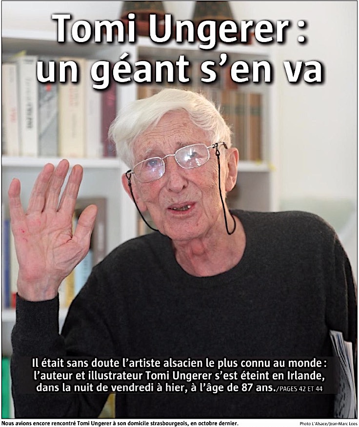 Tomi Ungerer, parrain du Whub