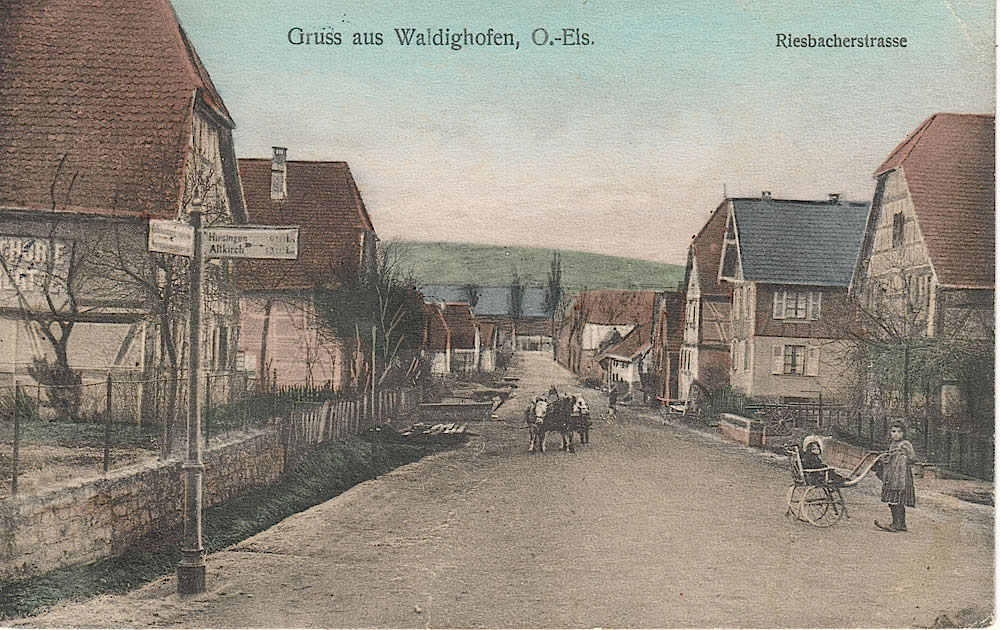 Waldighoffen en 1917