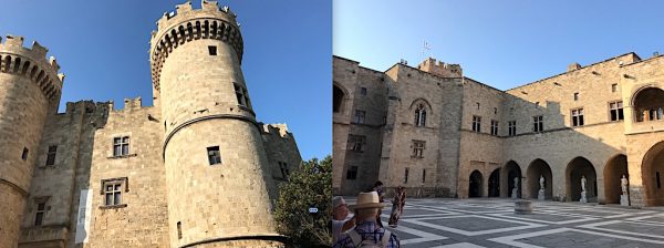 Palais des Grands Maîtres à Rhodes, reconsruit par l'Italie dans les années 30